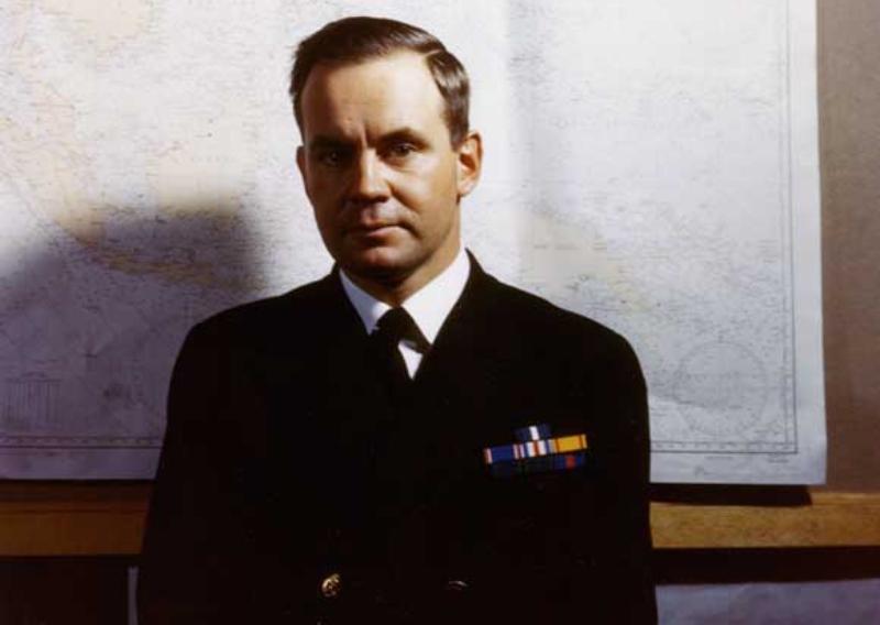 John D. Bulkeley in uniform