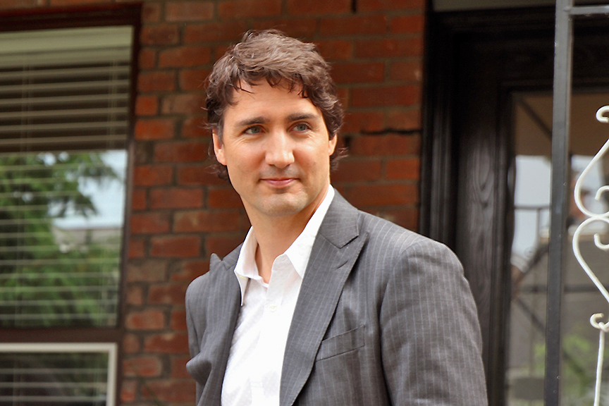 Portrait Photo of Justin Trudeau The Leader of the Liberal Party of Canada