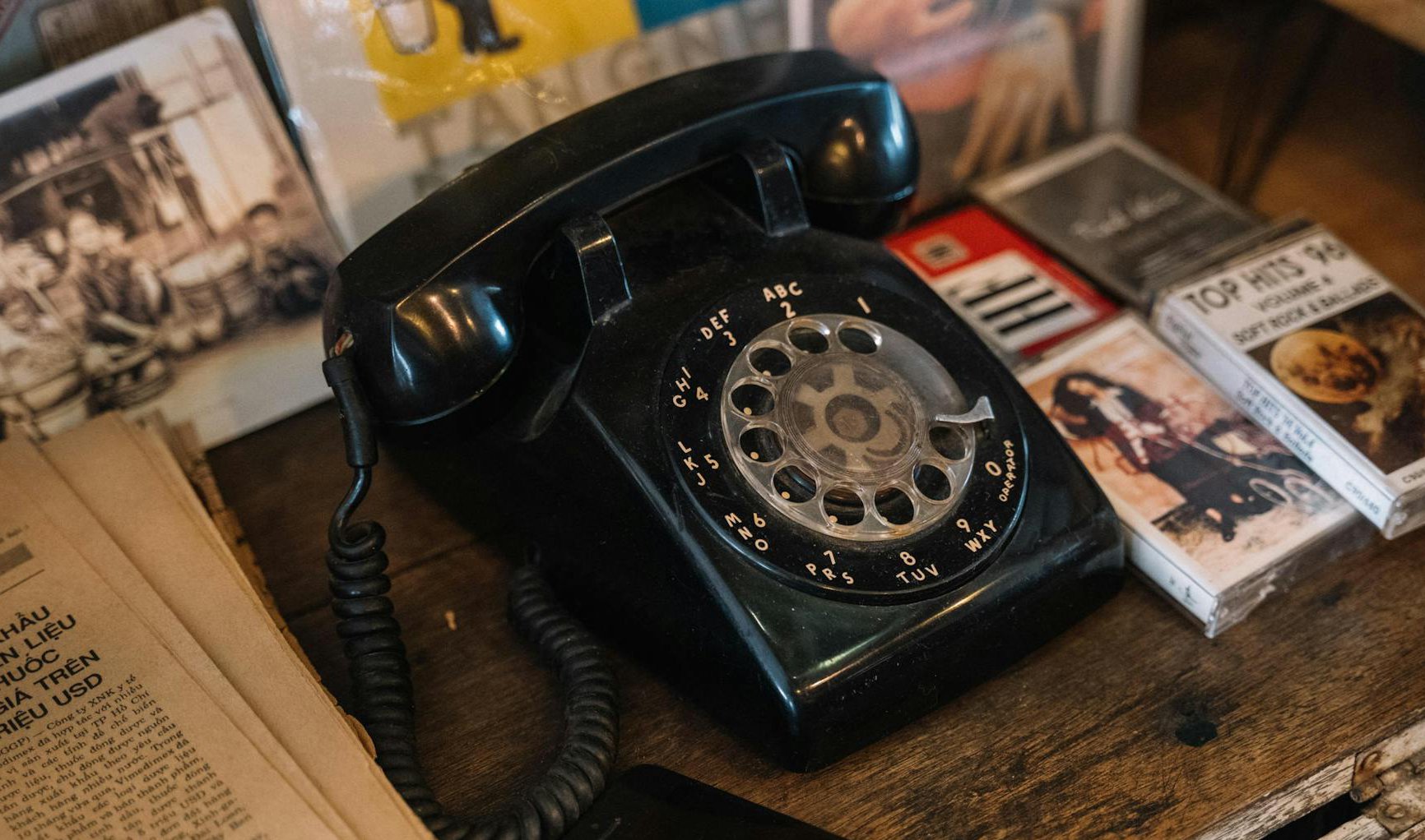 Old rotary phone