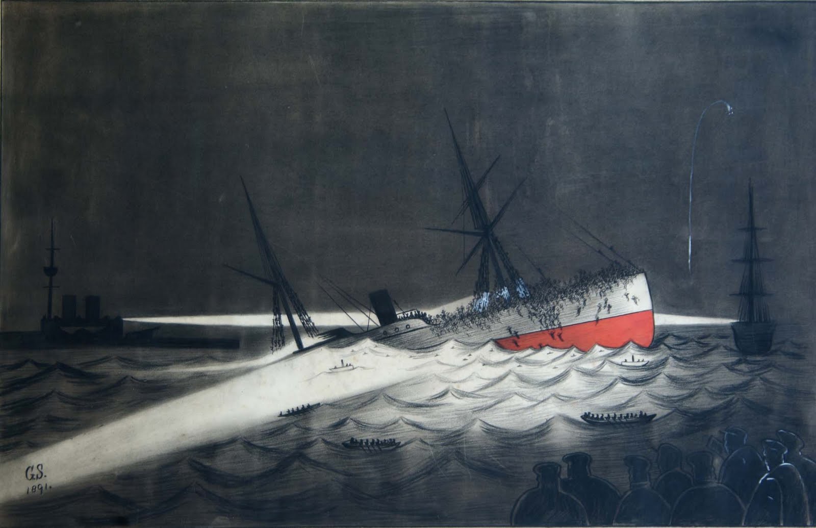 Sinking Of Ss Utopia 1891
