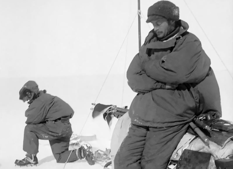 Douglas Mawson Resting