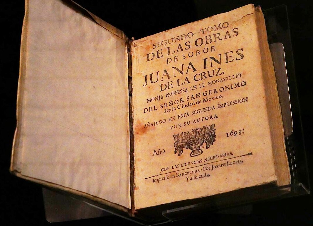 book from Sor Juana Inés de la Cruz