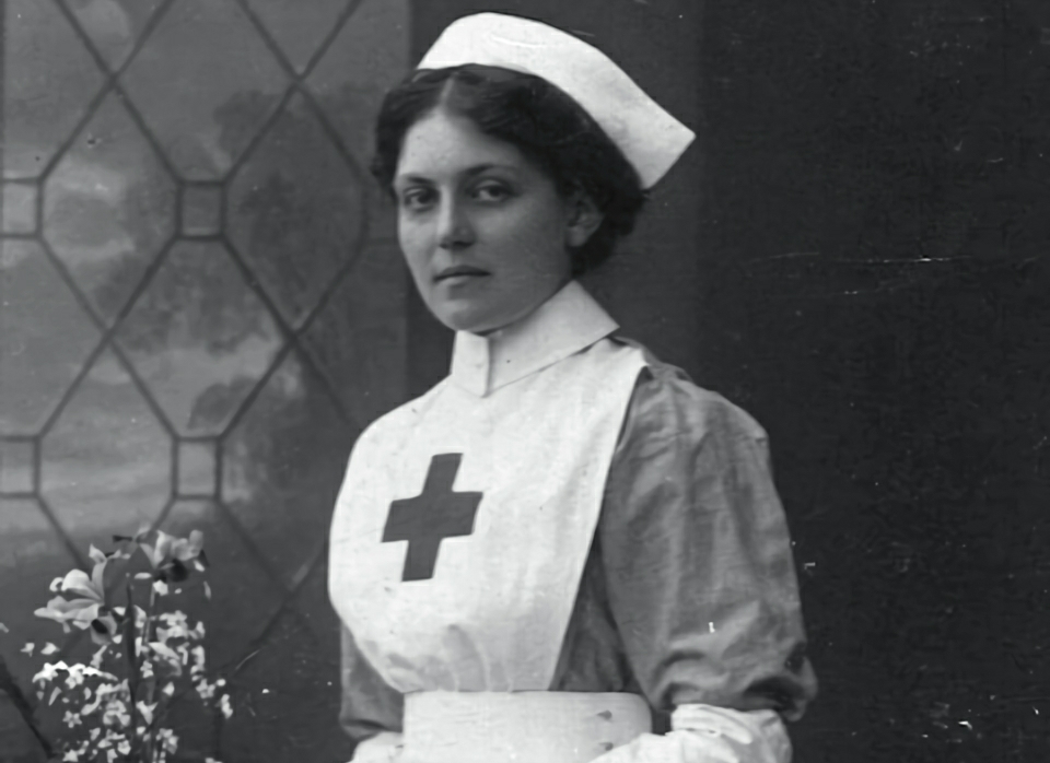 Violet Jessop In Voluntary Aid Detachment Uniform