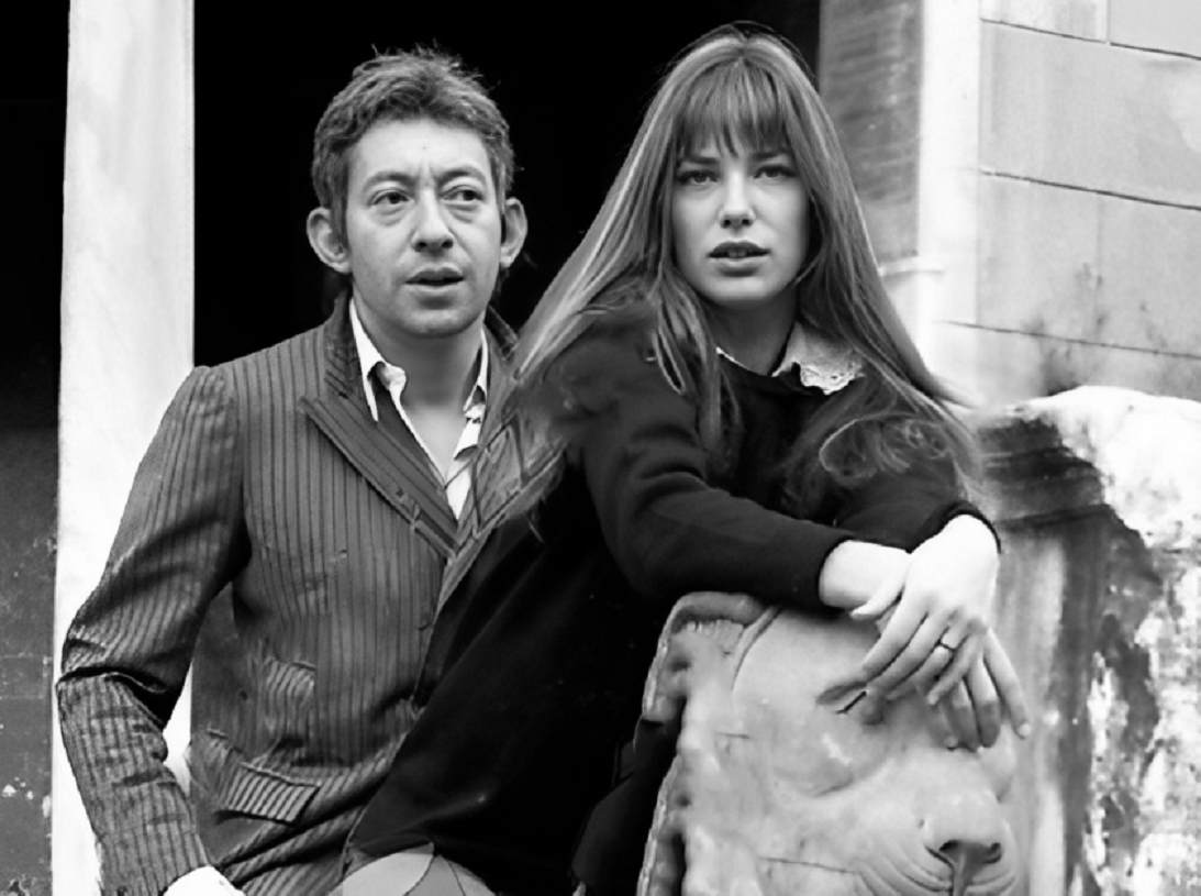 Serge Gainsbourg and Jane Birkin in Rome - 1976