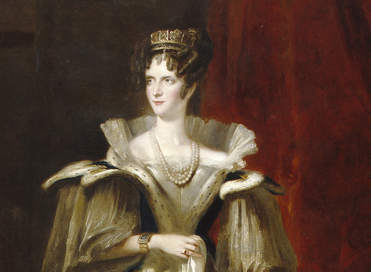 Painting of Adelaide Of Saxe-Meiningen - 1832