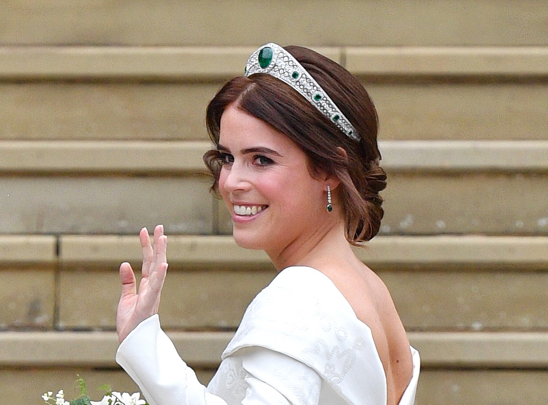 Princess Eugenie arrives at St George's Chapel - 2018