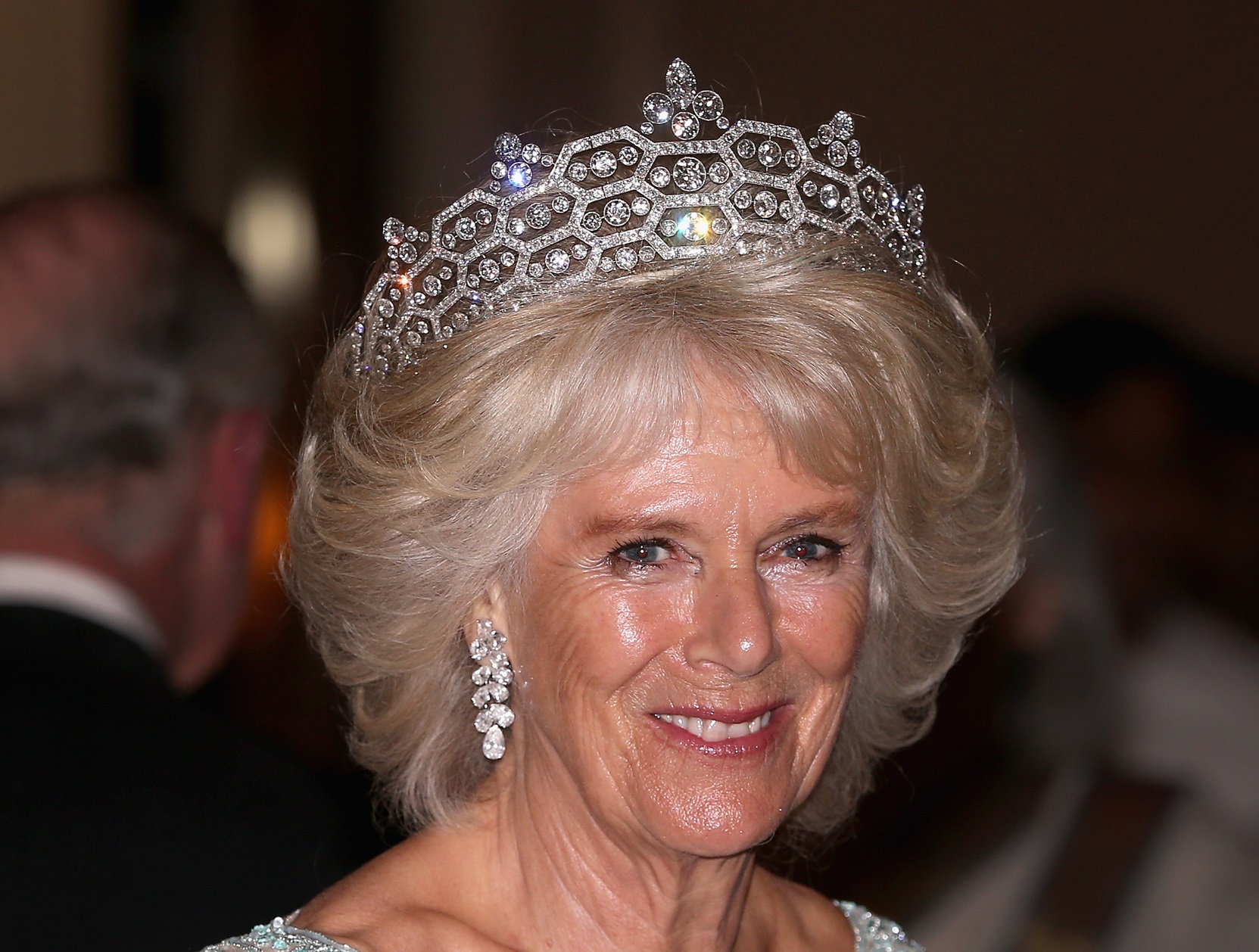 Camilla, Duchess of Cornwall attends the CHOGM Dinner at the Cinnamon Lakeside Hotel - 2013