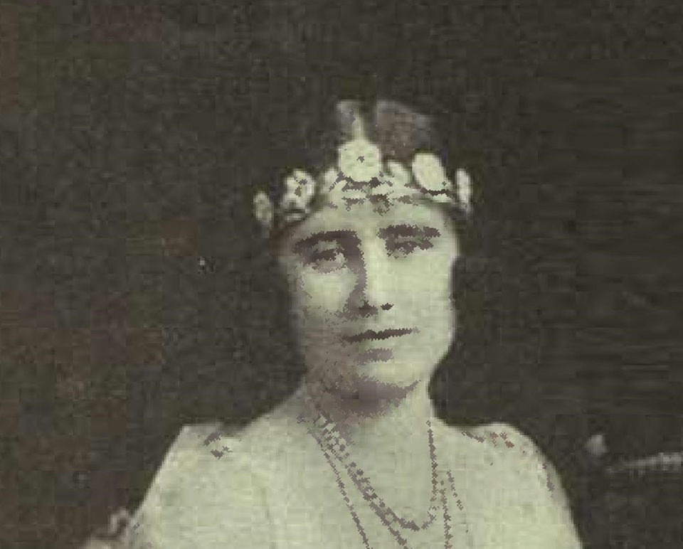 Elizabeth Bowes-Lyon, in 1927.