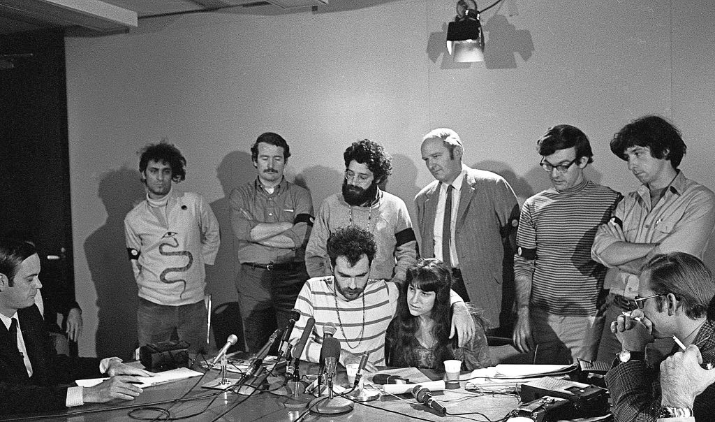 Chicago Seven Give A Press Conference