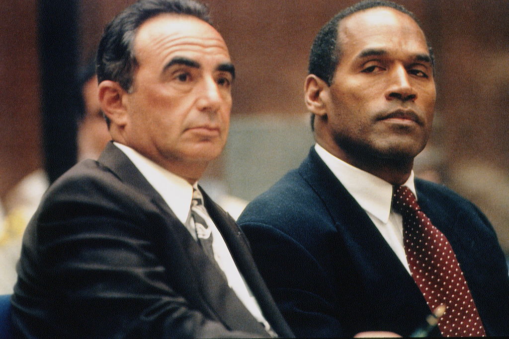 American lawyer Robert Shapiro defends O.J. Simpson