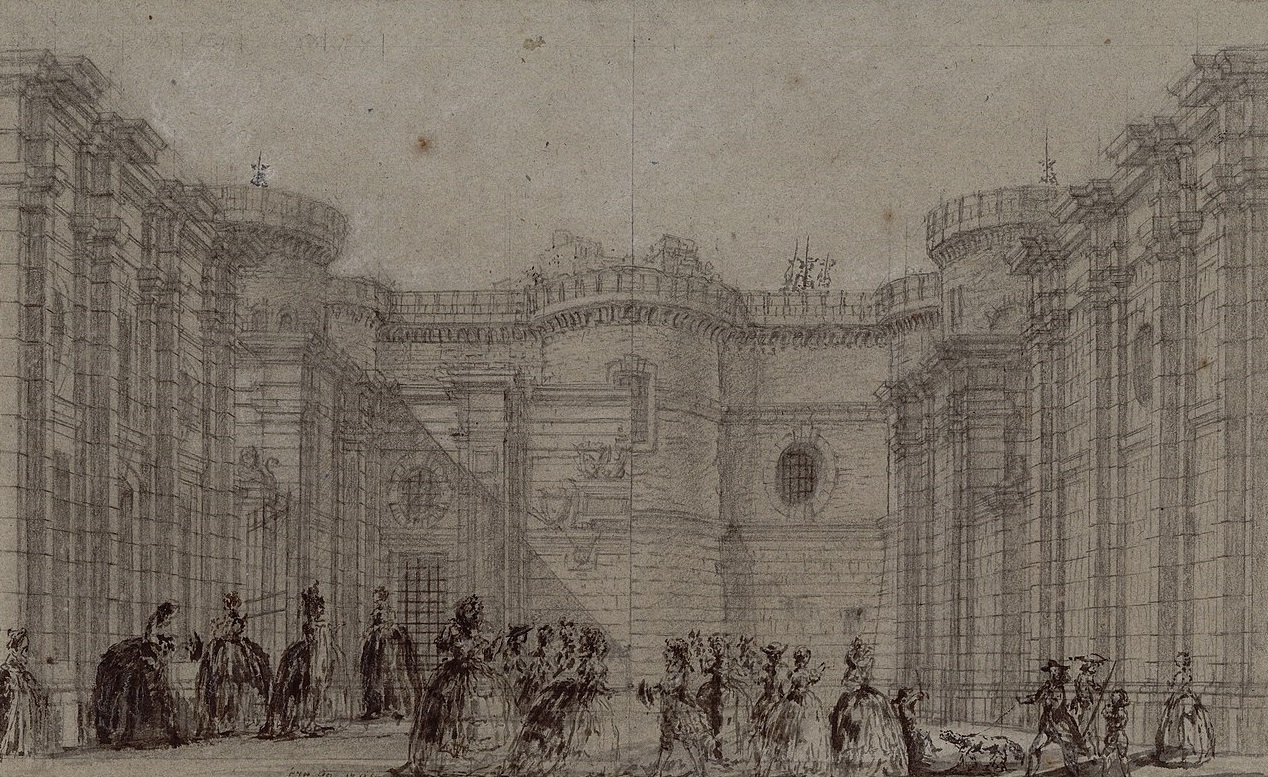 Bastille courtyard - 1785