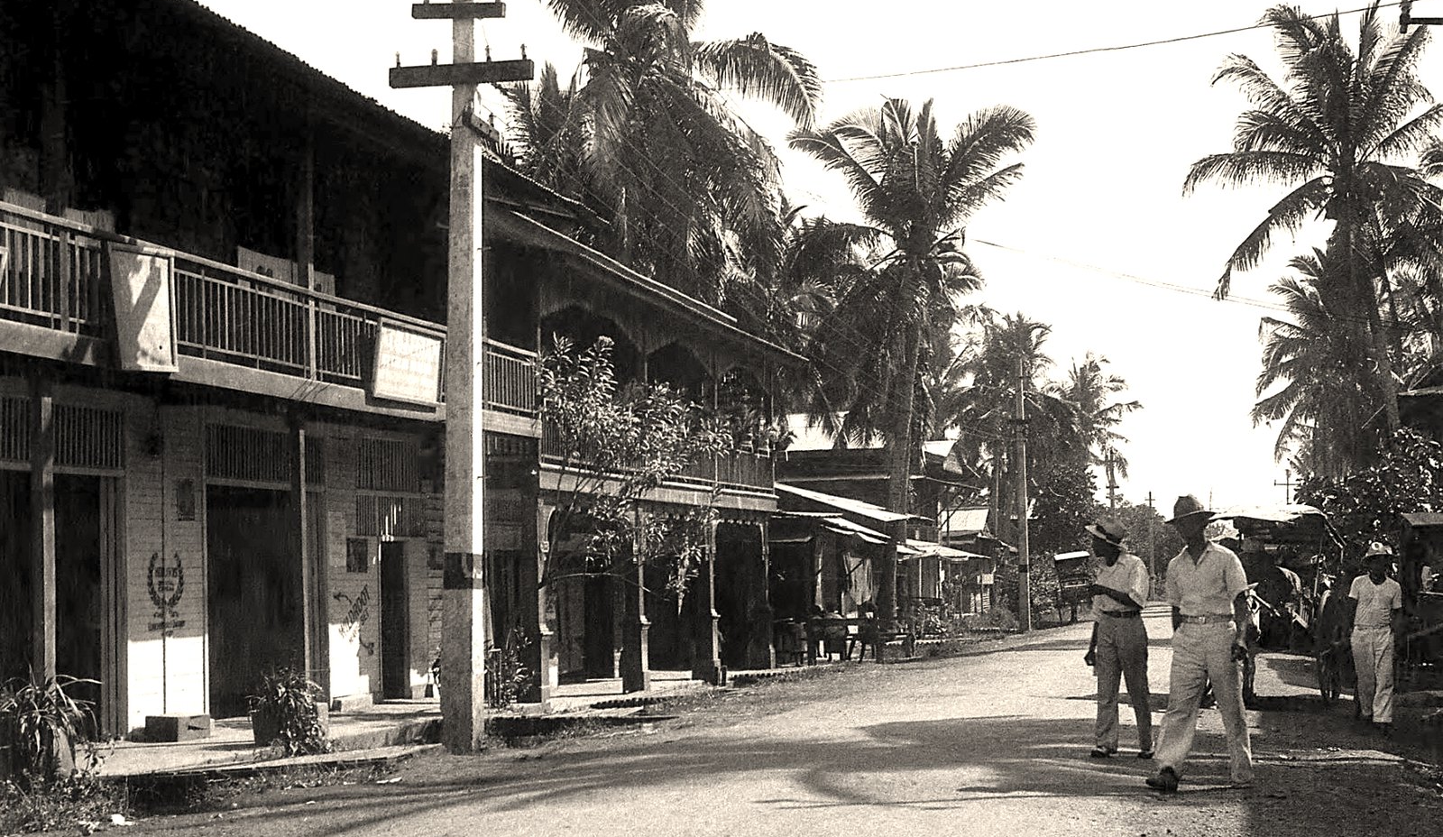 Old picture of Los Baños, Philippines