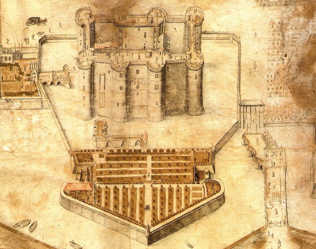 Callot View Of The Bastille - 1647