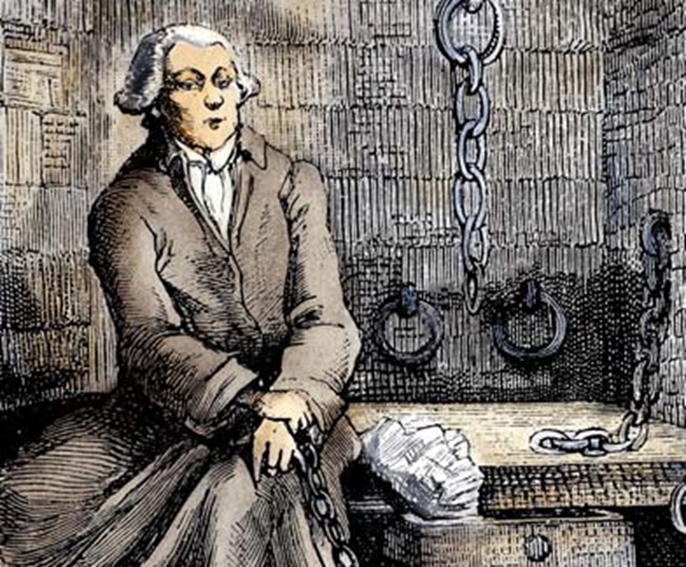 The Marquis Sade in prison -	19th century