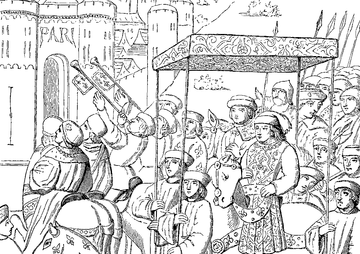 The Entry Of Louis Xi Into Paris