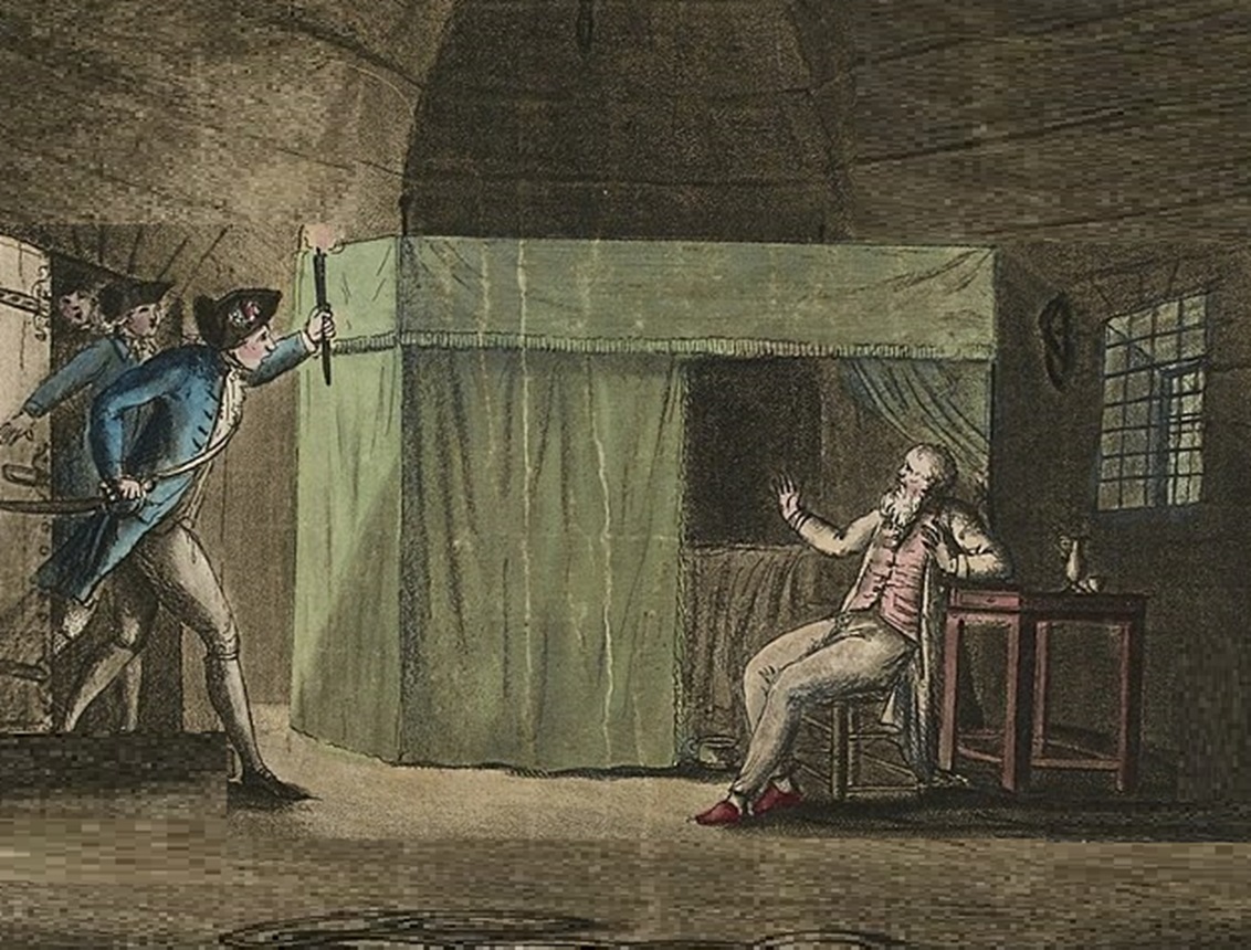 Prisoner in Bastille castle - circa 1784 — 1794