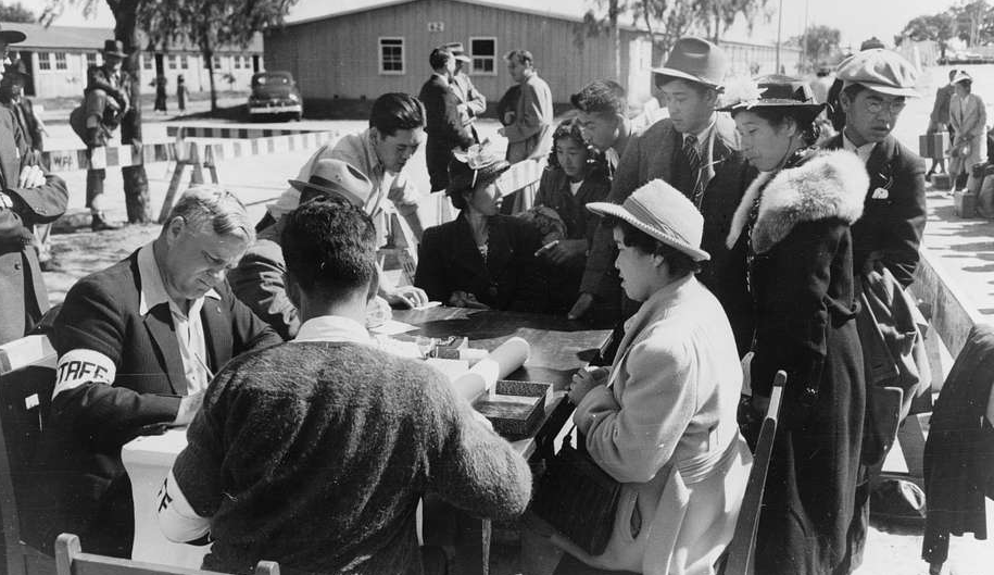 Santa Anita reception center in Los Angeles