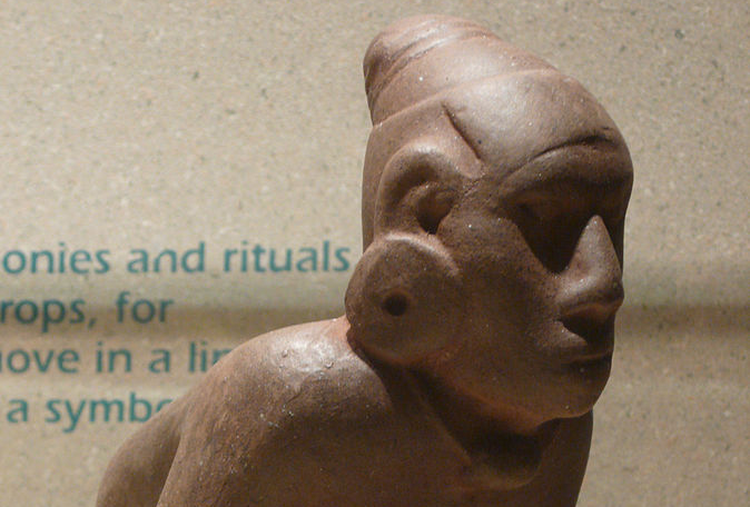 Chunkey player figurine