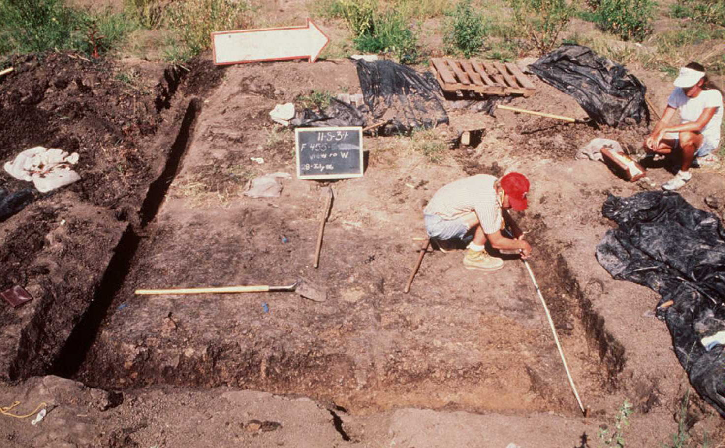 Archaeologists working at a site near St. Louis,MO