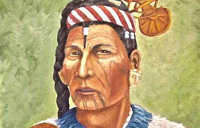 Cahokia warrior painting