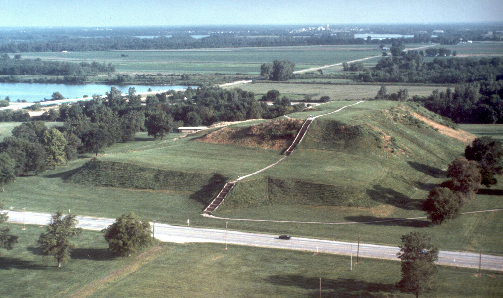 An Aerial View of Monks Mound
