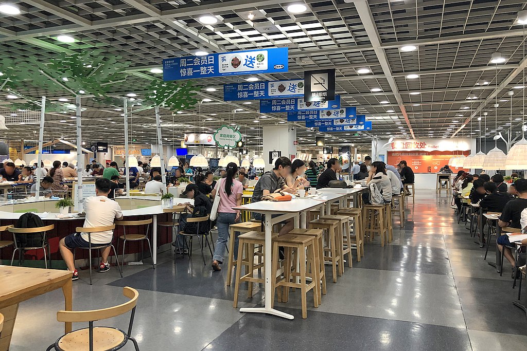 Restaurant at IKEA Beijing