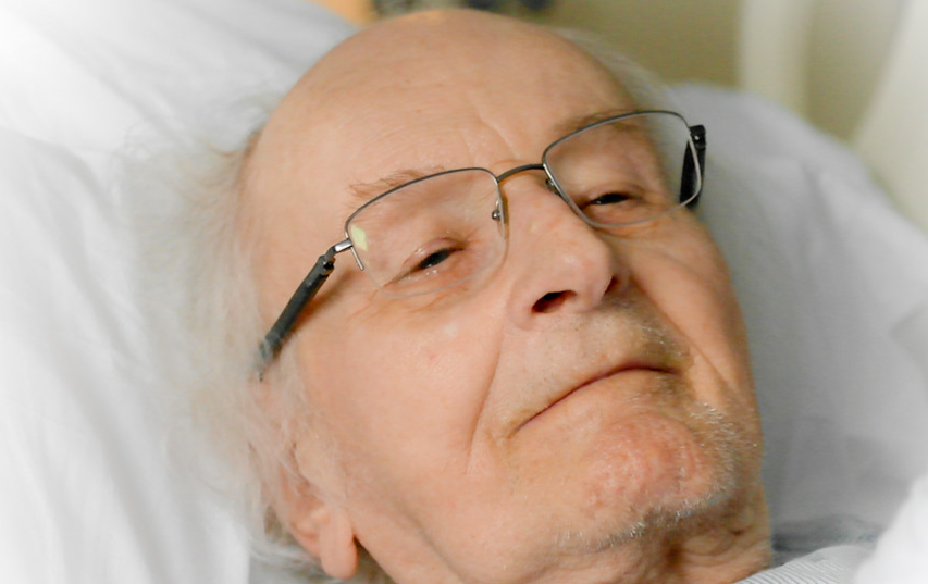 Image result for grandfather in bed