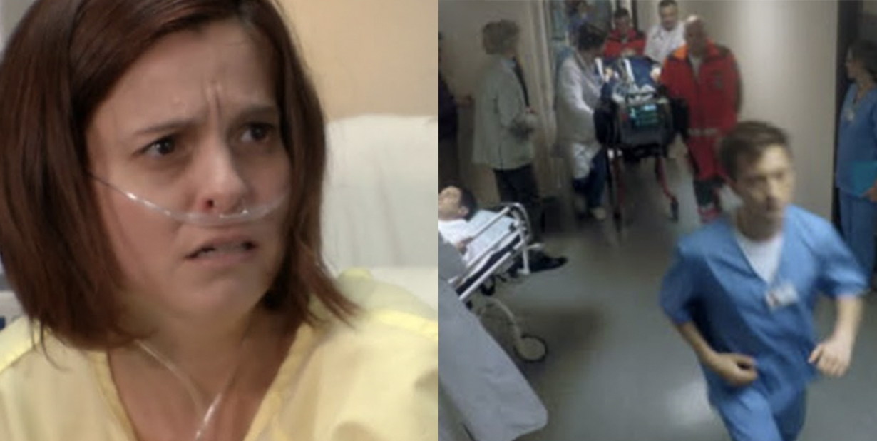 Medical staff split image