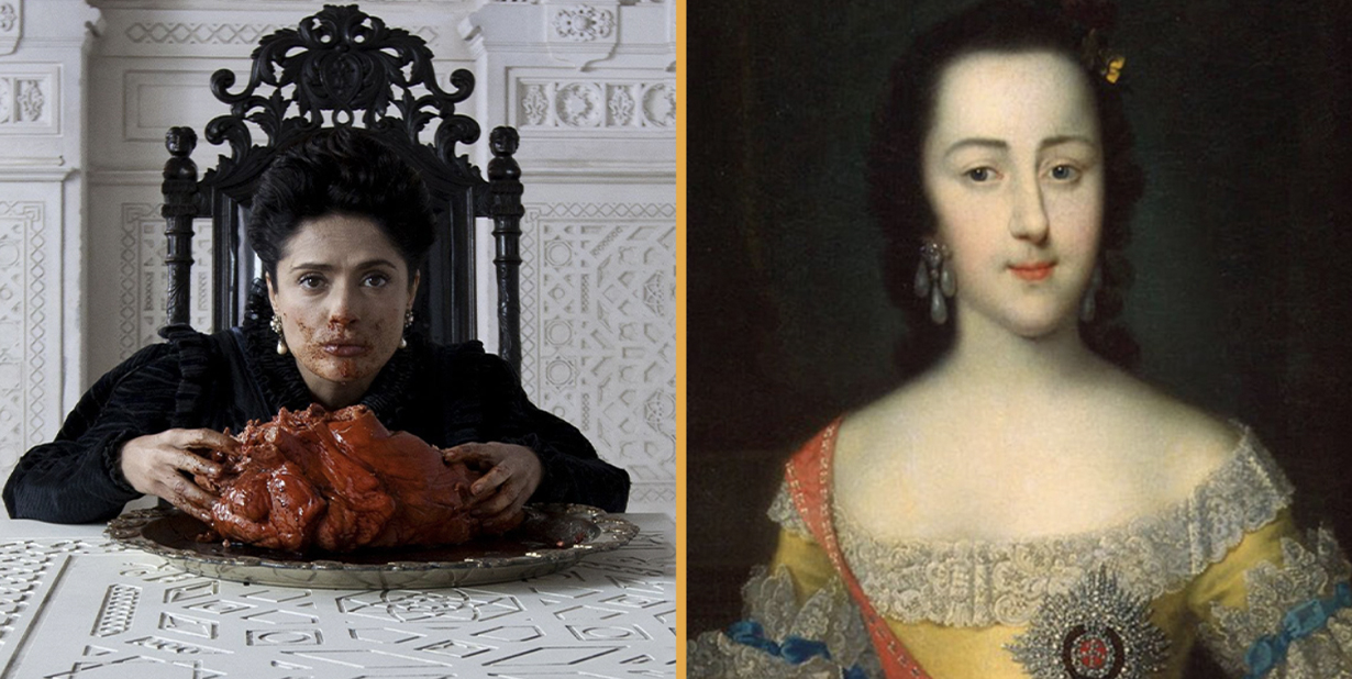 Catherine the Great split image