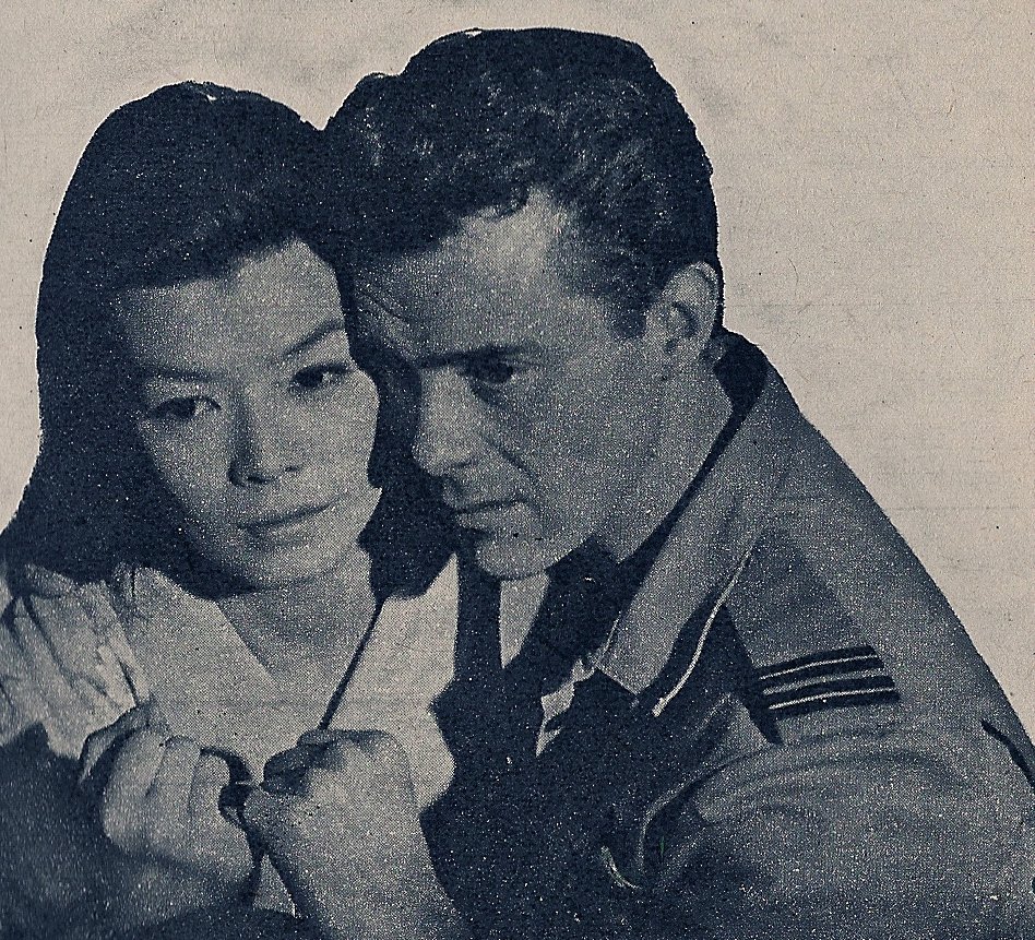Dirk Bogarde and Yoko Tani in The Wind Cannot Read