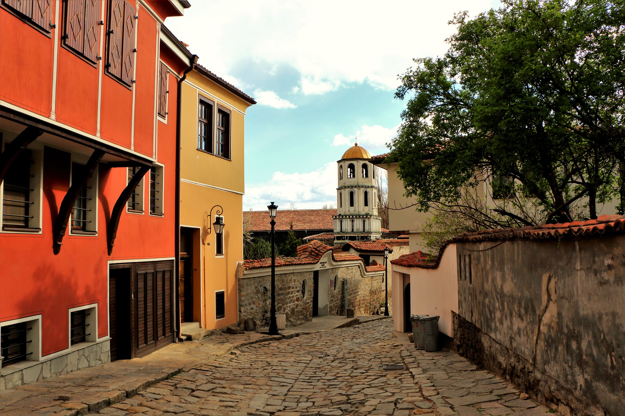 Charming neighborhood in Plovdiv, Bulgaria