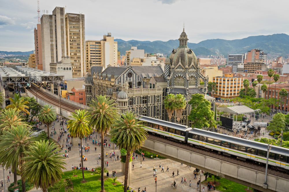 Medellín metro located in Medellín, Colombia