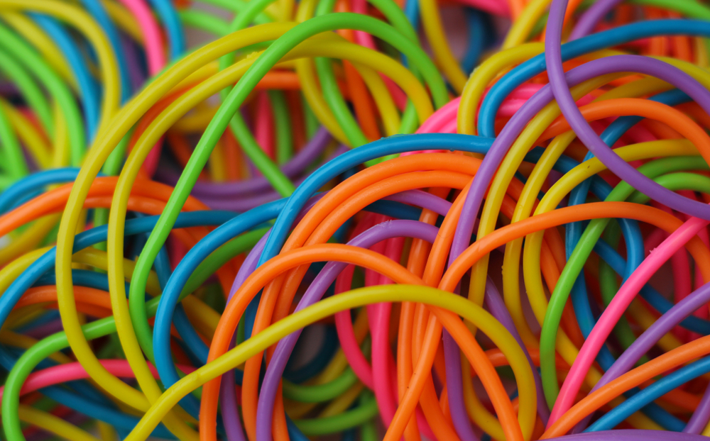 pile of gel bracelets