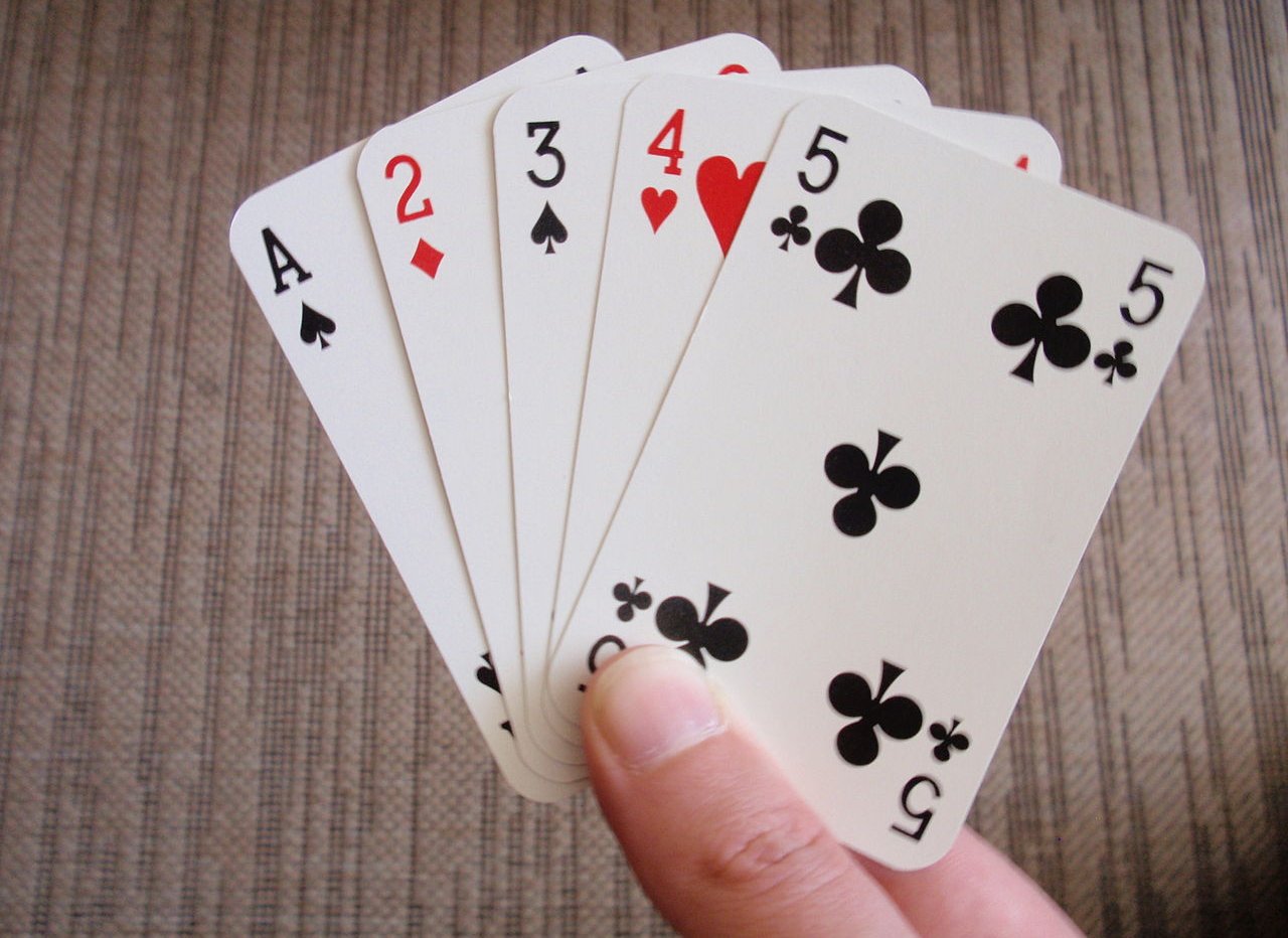 Close up photo of playing cards