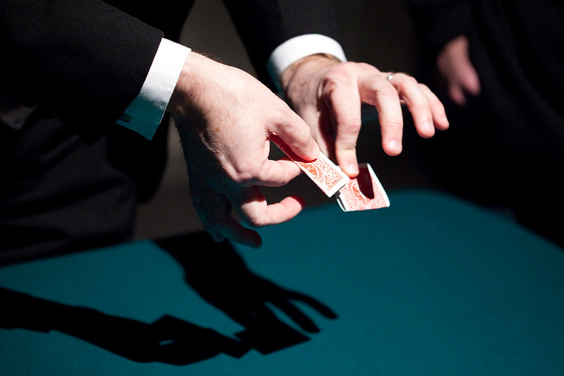 The hands of a magician