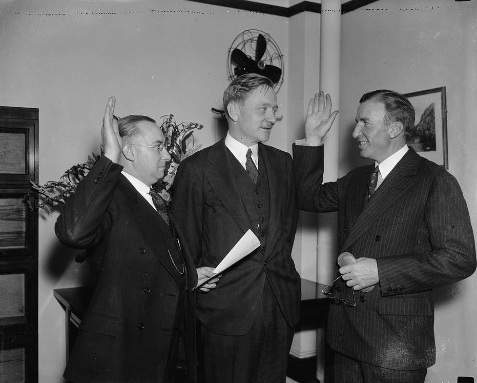 Former Wall Street broker sworn in as member of Security and Exchange Commission. Washington, D.C