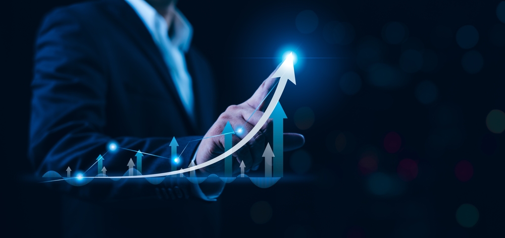 Business finance technology and investment concept.