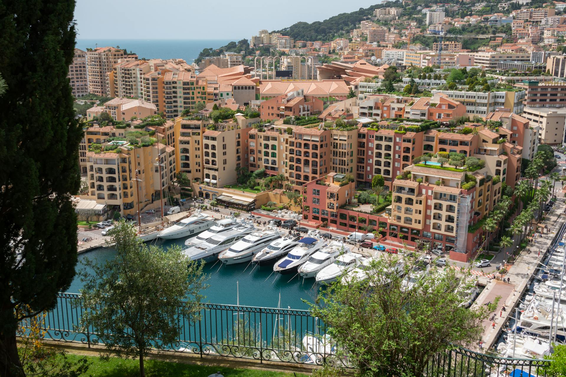 Aerial view of Monte Carlo, Monaco