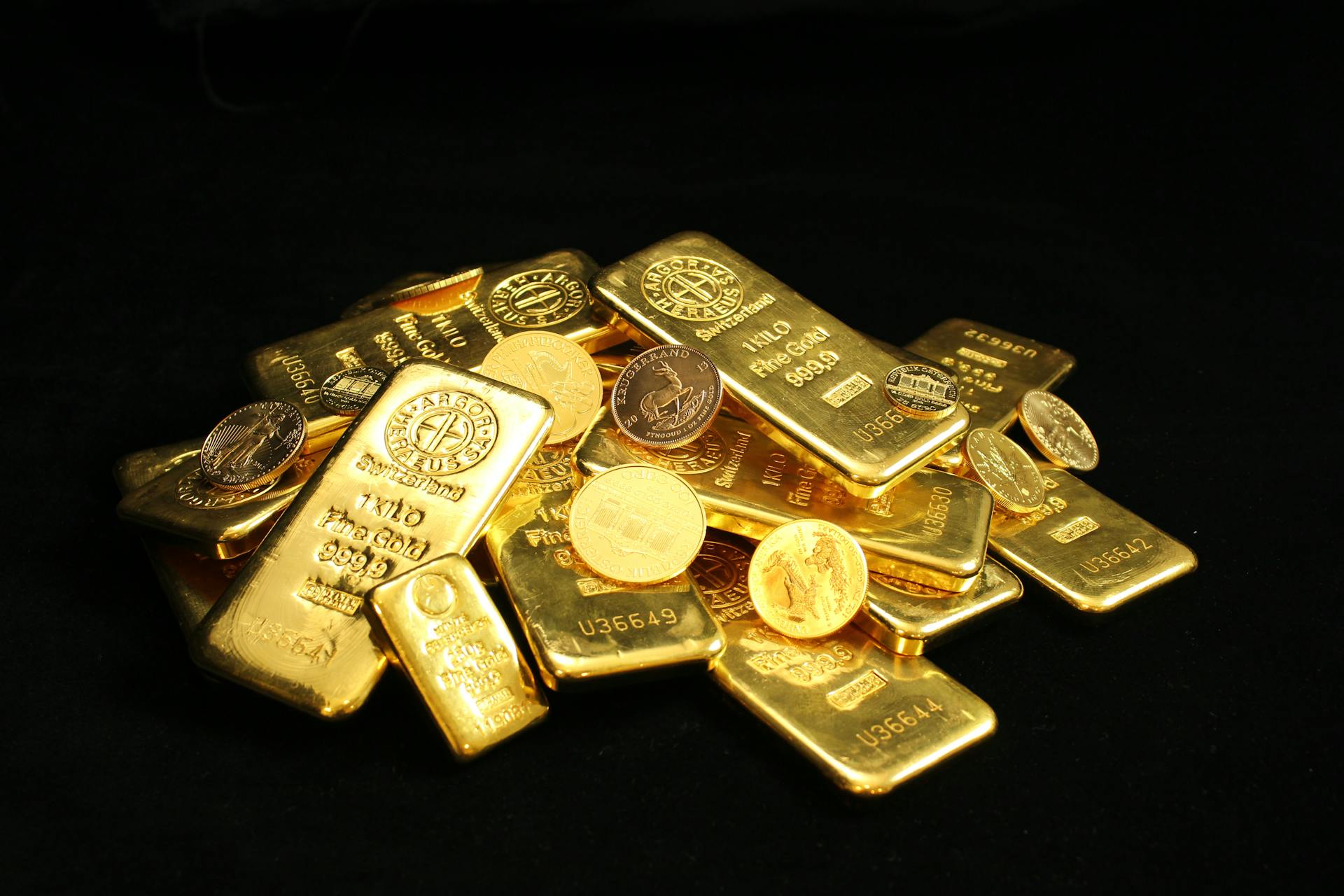 1kg gold bars