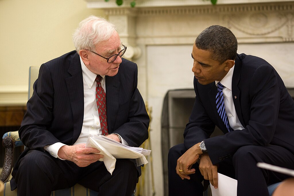 Barack Obama And Warren Buffett