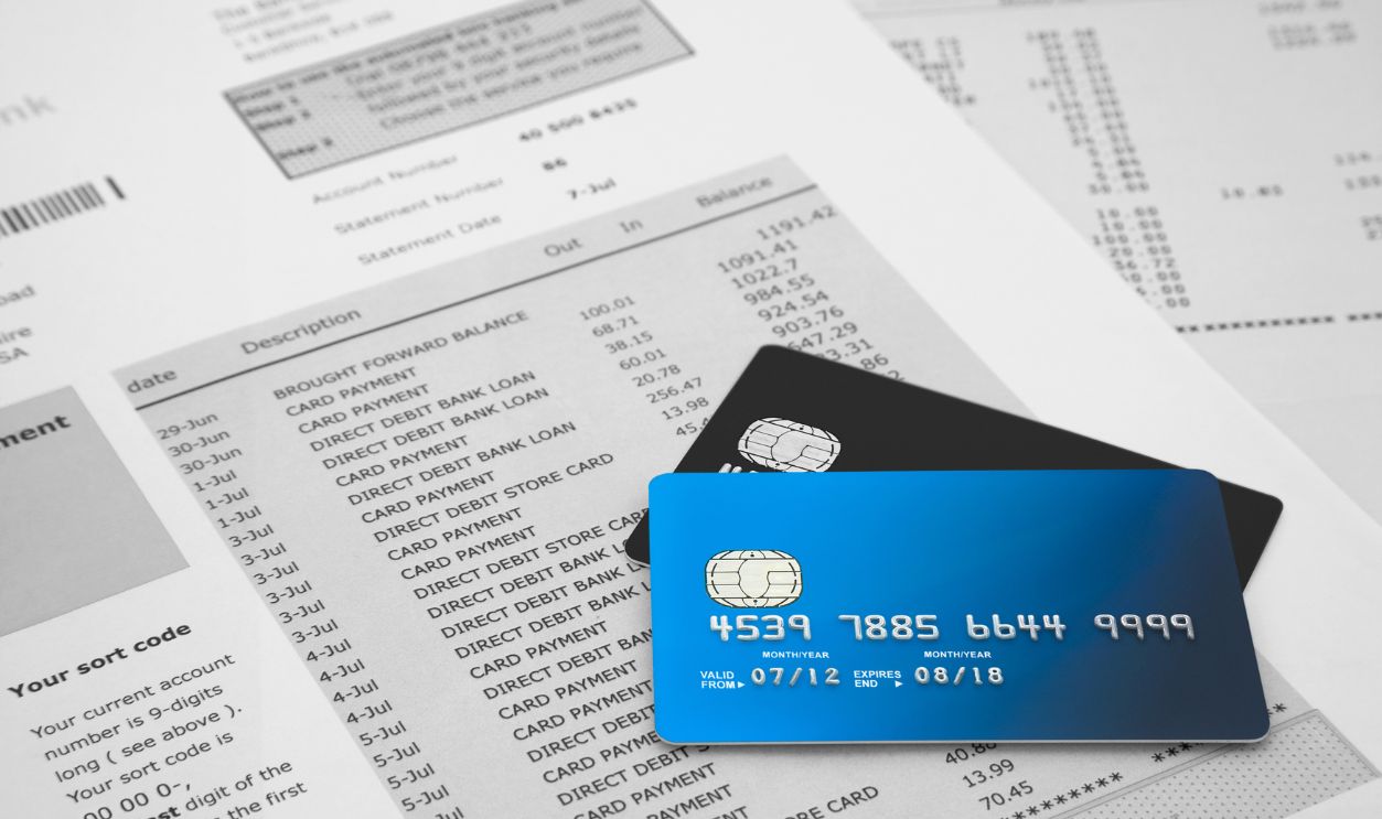 credit-cards-on-bank-statements