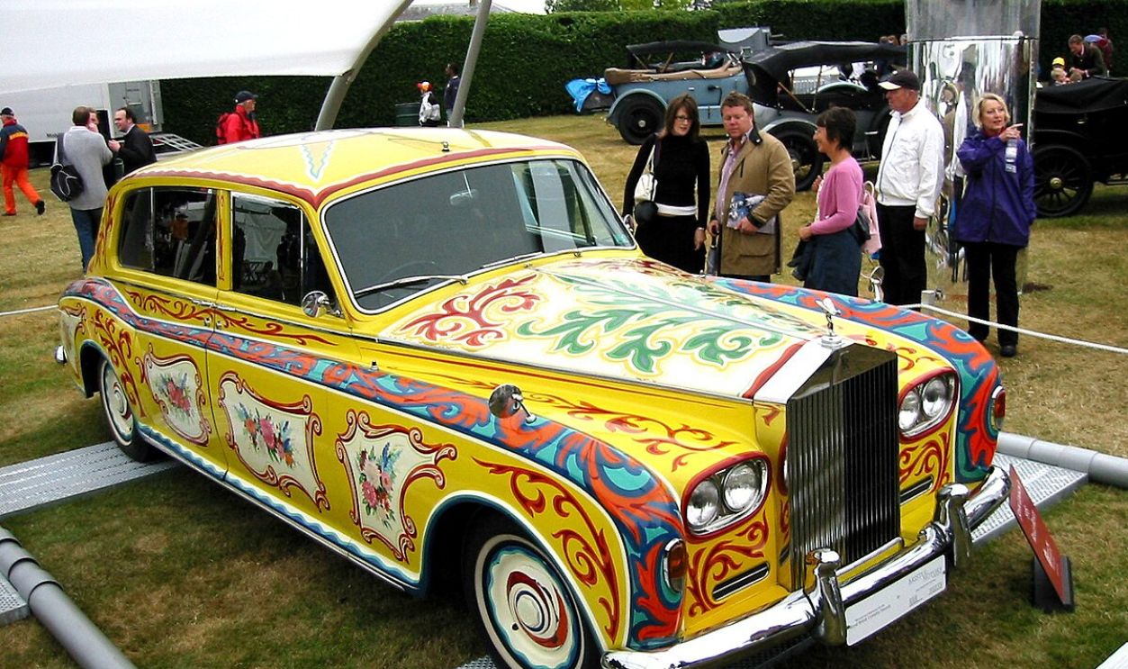 Painted Rolls Royce 