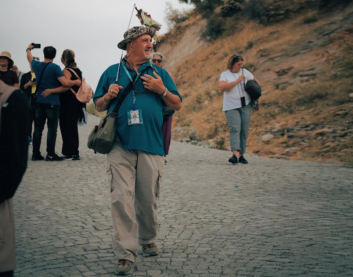 Senior Man Tour Guide