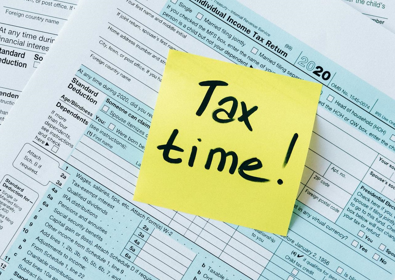 Tax Documents on the Table