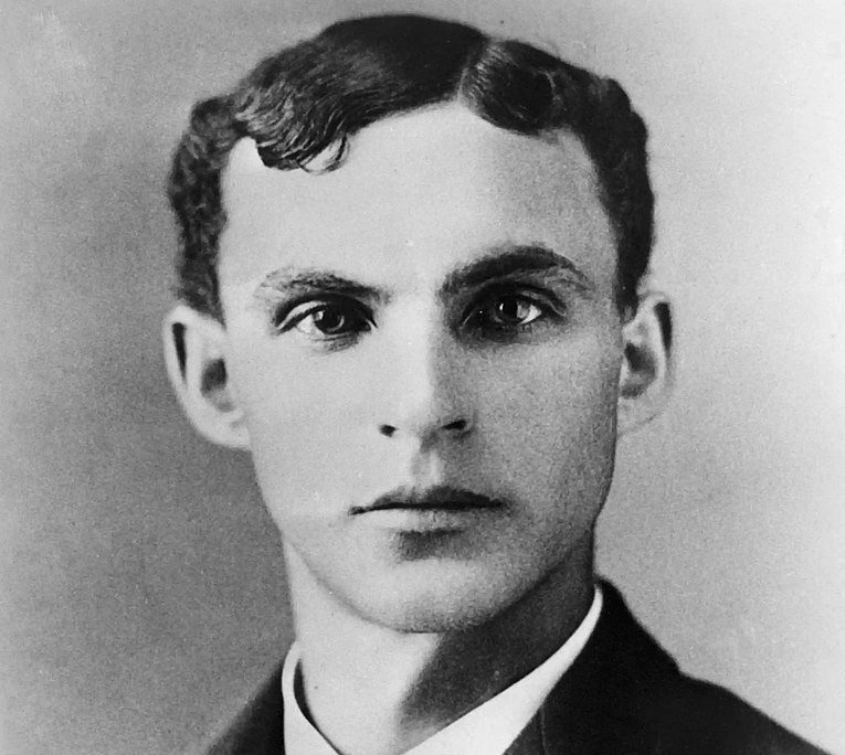 Grayscale Portrait Photo of Henry Ford in 1888 (aged 25)