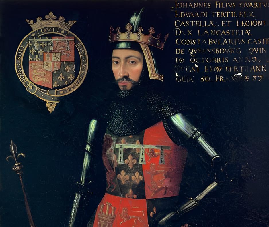 Anachronistic portrait of John of Gaunt, 1st Duke of Lancaster (1340-1399)