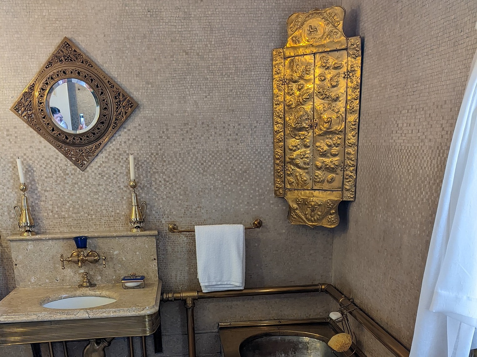 Evergreen Museum in Baltimore, MD. (golden bathroom) - 2022