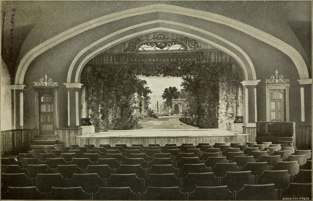 Empty theater hall - 1907