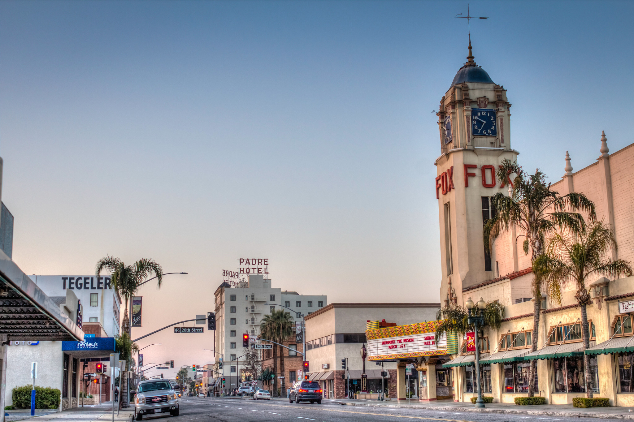 A view of H Street in Bakersfield, California - 2013