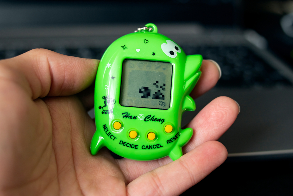 green tamagotchi
